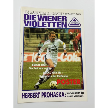 Vereinsmagazin Austria Wien, Nr. 2/1989, Prohaska