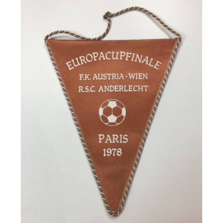 Wimpel Austria Wien - RSC Anderlecht, Finale 1978