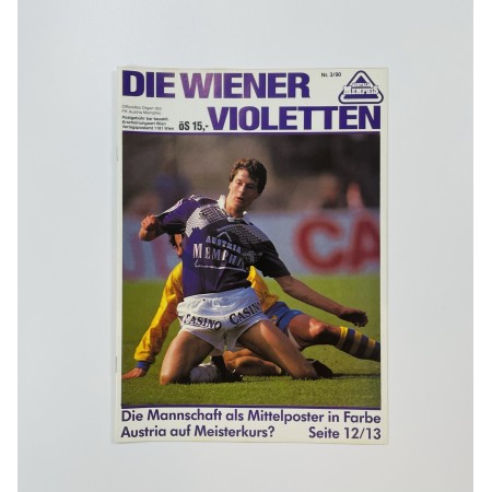 Vereinsmagazin Austria Wien, Nr. 3/1990