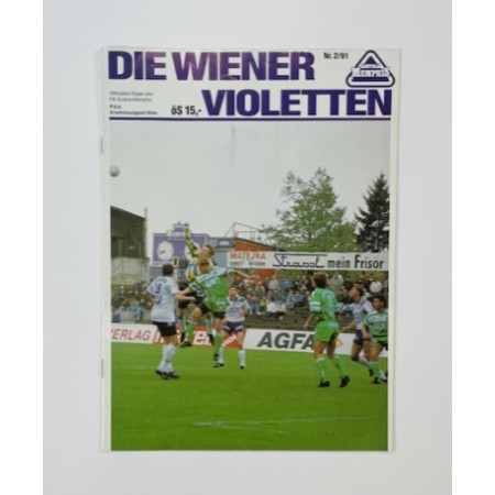 Vereinsmagazin Austria Wien, Nr. 2/1991