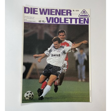 Vereinsmagazin Austria Wien, Nr. 4/1991