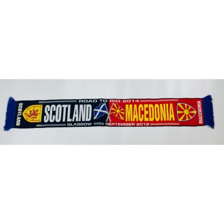 Schal Schottland - Mazedonien, Scotland - Macedonia, 2014