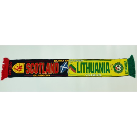 Schal Schottland - Liatuen, Scotland - Lithunia, EM Qualifikation