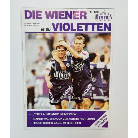 Vereinsmagazin Austria Wien, Nr. 4/1996