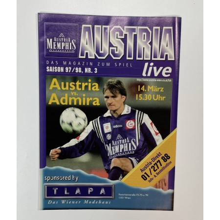 Vereinsmagazin Austria Wien, Nr. 3/1997