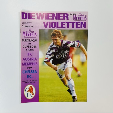 Vereinsmagazin/Programm Austria Wien - Chelsea London, Nr. 4/1994