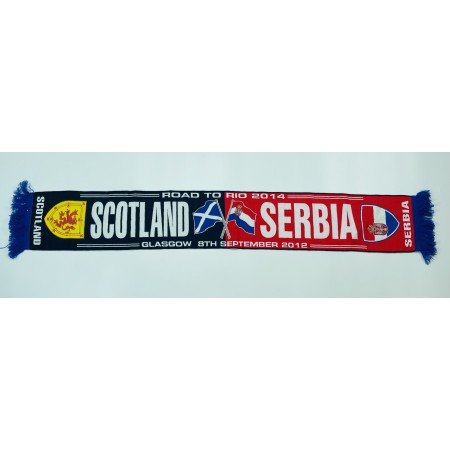 Schal Schottland - Serbien, Scotland - Serbia, 2012