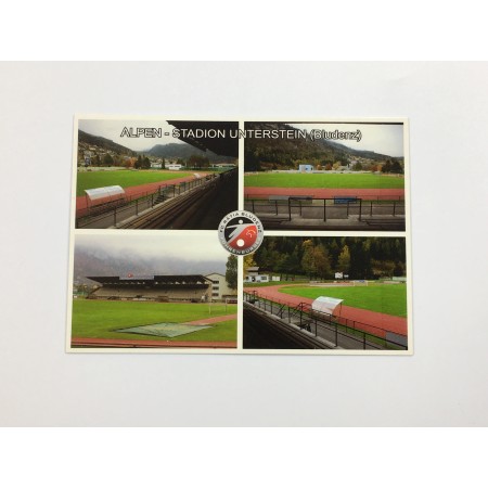 Stadionpostkarte FC Bludenz, Alpenstadion Unterstein
