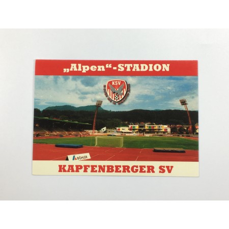 Stadionpostkarte SV Kapfenberg, KSV 1919 (AUT), Alpen-Stadion