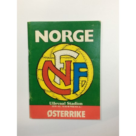 Programm Norwegen - Österreich, 1978