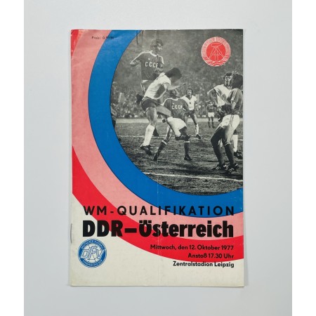 Programm DDR/Deutschland - Österreich, 1977