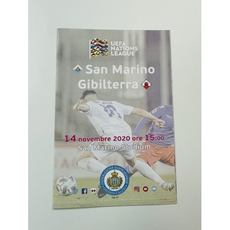 Programm San Marino - Gibraltar, 2020