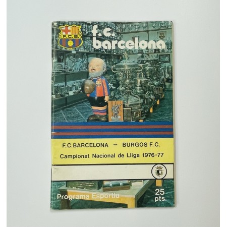 Programm FC Barcelona (ESP) - Burgos FC (ESP), 1976