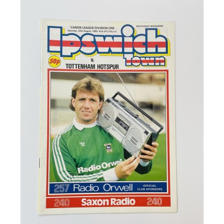 Programm Ipswich Town (ENG) - Tottenham Hotspur (ENG), 1985