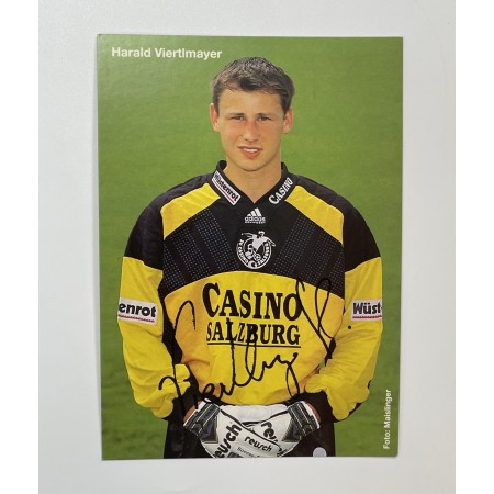 Autogrammkarte Harald Viertlmayer, Austria Salzburg