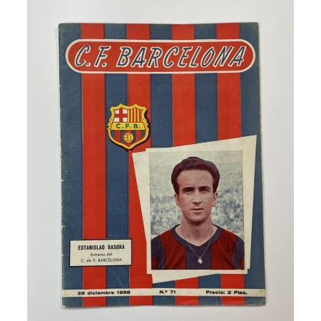 Programm FC Barcelona - First Vienna FC, 1956