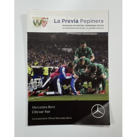 Programm CD Leganés - Sevilla, 2017/2018