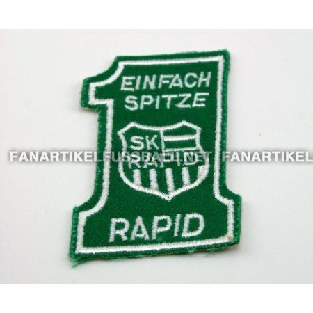 copy of Museum Aufnäher Rapid Wien, einfach Spitze