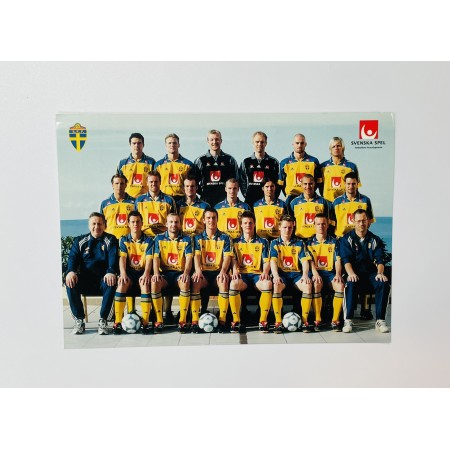 Mannschaftskarte Schweden, 2001