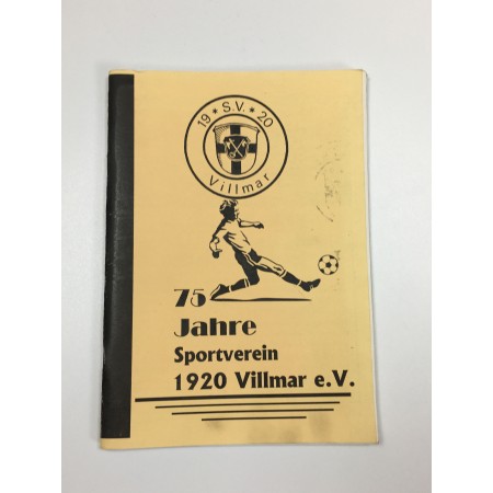 Festschrift SV 1920 Villmar, 75 Jahre (GER)