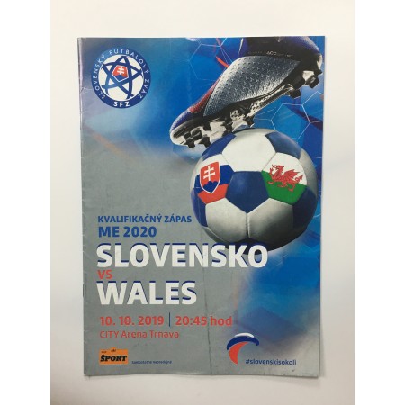 Programm Slowakei/Slovensko - Wales, 2019