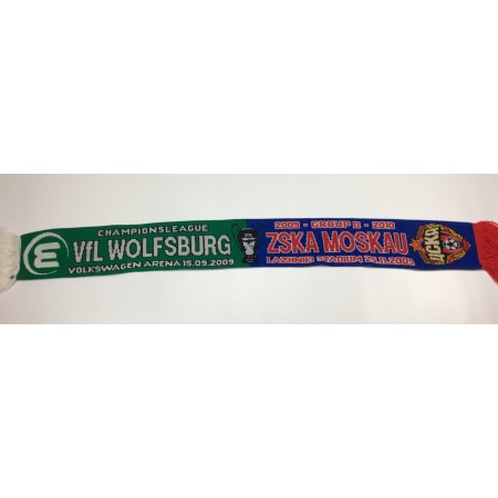 Schal VFL Wolfsburg (GER) - ZSKA Moskau (RUS), 2009