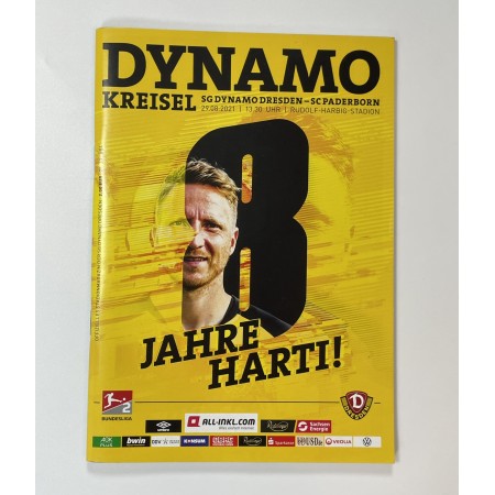 Programm Dynamo Dresden (GER) - SC Paderborn (GER), 2021