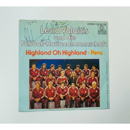 Vinyl Deutschland/DFB & Lena Valaitis, Highland oh Highland Peru