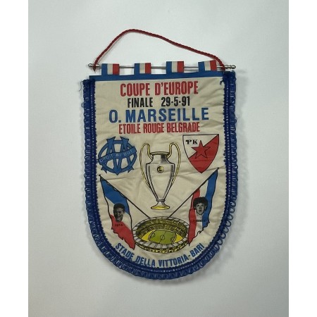 Wimpel Olympique Marseille (FRA) - Roter Stern Belgrad (SRB), 1991