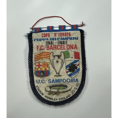 Wimpel FC Barcelona (ESP) - Sampdoria Genua (ITA), 1992
