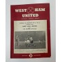 Programm West Ham United (ENG) - Rapid Wien (AUT), 1955