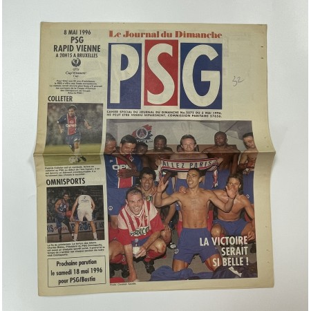 Le Journal di Dimanche Paris Saint Germain (FRA) - Rapid Wien (AUT)