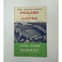 Programm England - Österreich, 1962