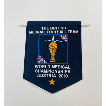 Wimpel The British medical football team