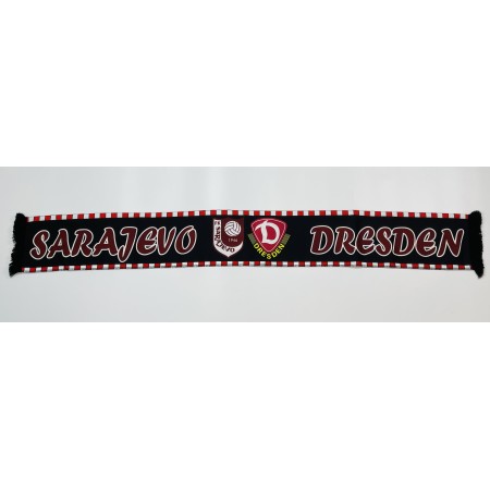 Schal FK Sarajevo (BOS) - Dynamo Dresden (GER), Ultras