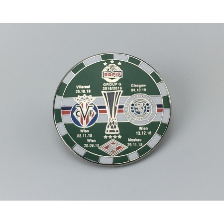 Pin Rapid Wien, Villarreal, Spartak Moskau, Glasgow Rangers, 2018