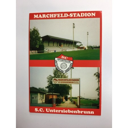 Stadionpostkarte SC Untersiebenbrunn, Marchfeld-Stadion
