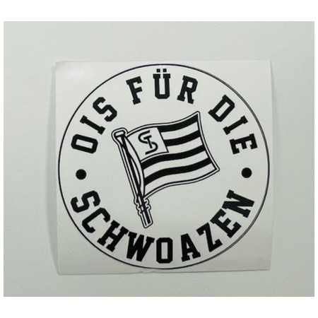 Aufkleber/Sticker Sturm Graz (AUT), ois für die Schwoazn