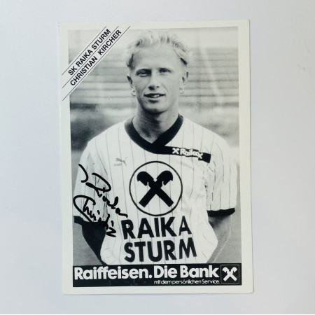 Autogrammkarte Sturm Graz, Christian Kircher