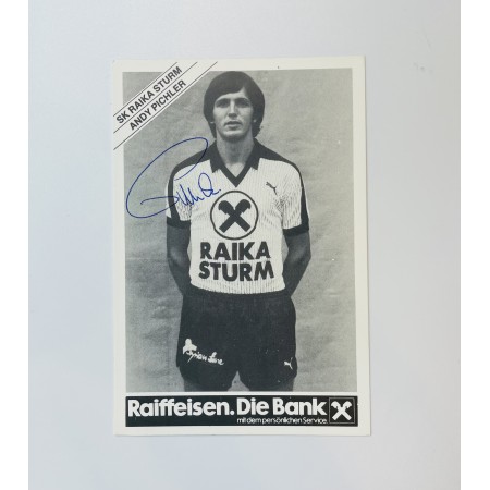 Autogrammkarte Sturm Graz, Andy Pichler